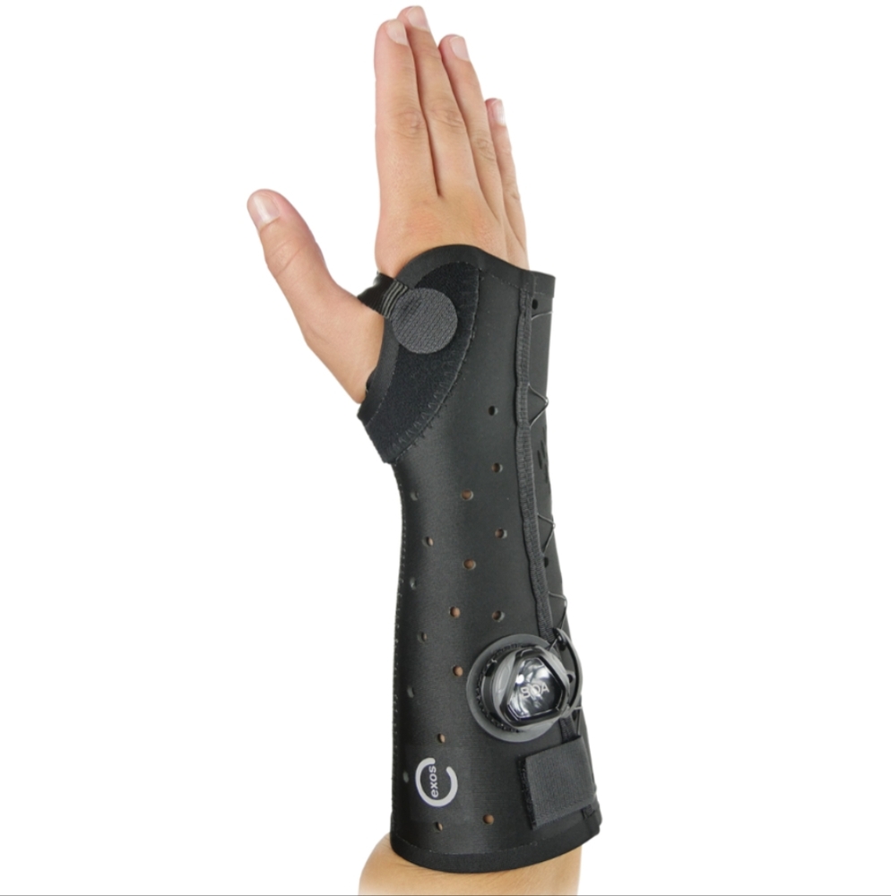 EXOS DonJoy Short Arm Fracture Brace — RIGHT Open Thumb - SML S